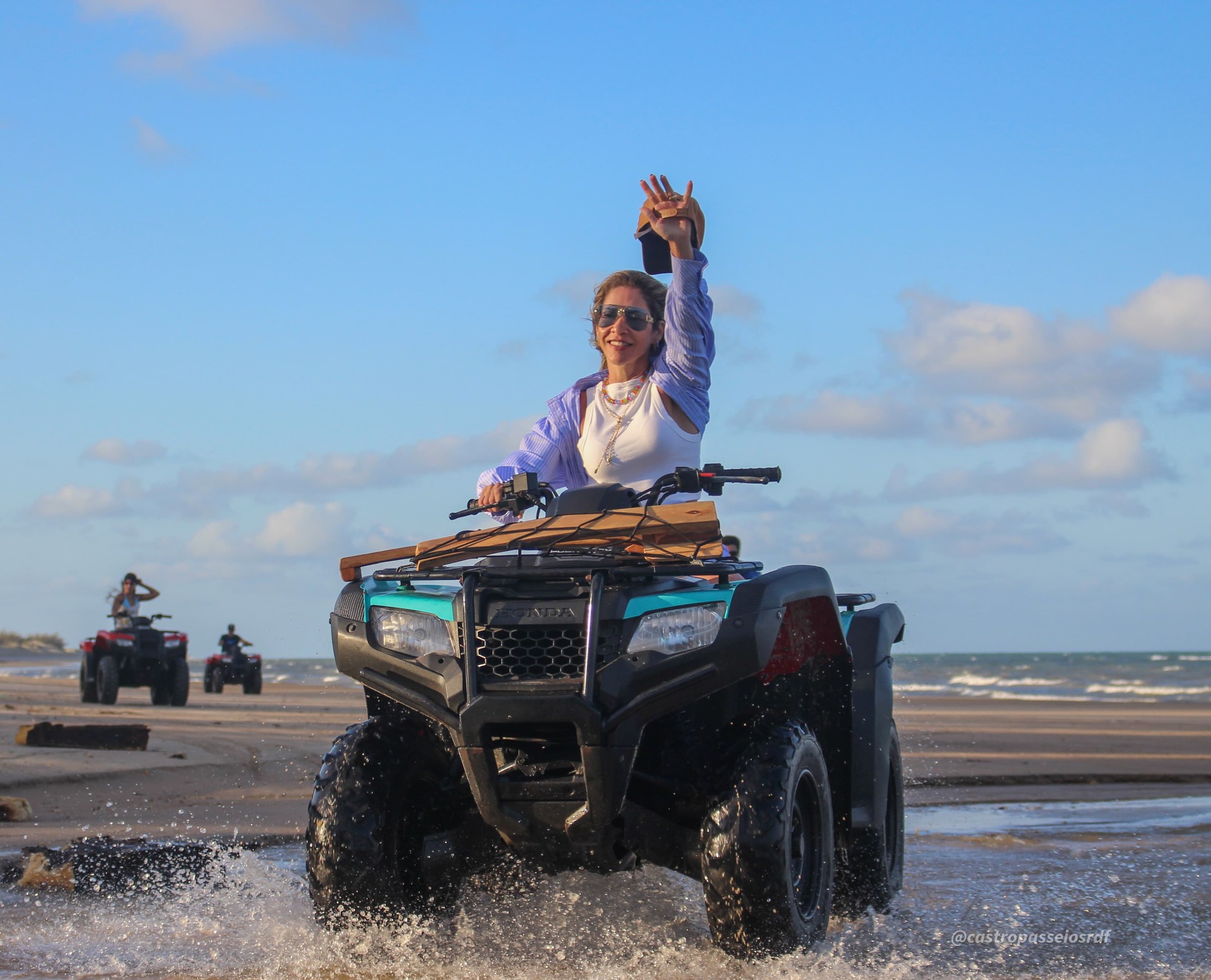 Quadriciclo na Praia